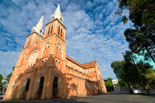Saigon Notre-Dame Basilica in Ho Chi Minh City, Vietnam