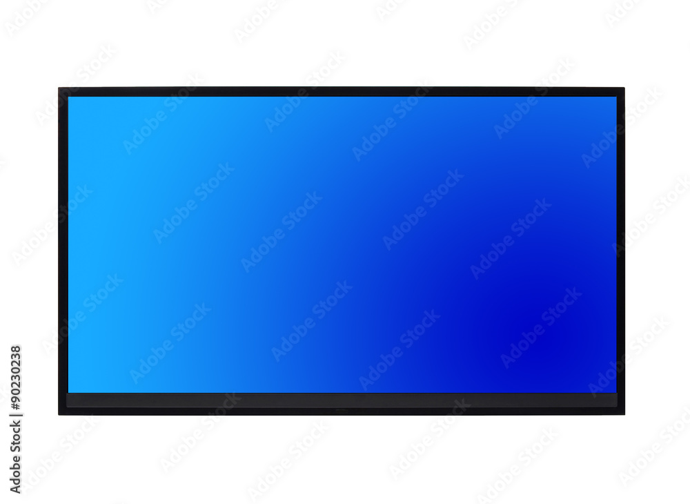 Led tv hanging on the wall background Led tv hanging on the wall background