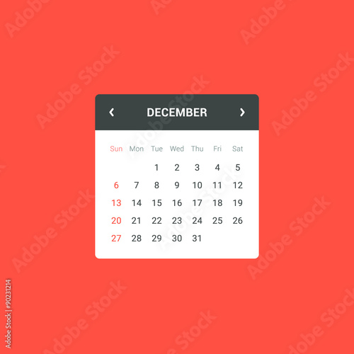 Calendar Widget