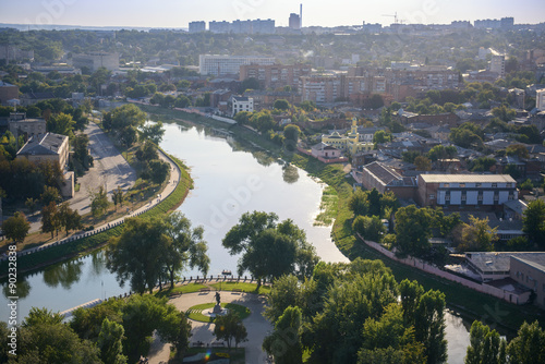 Fotografi Ukraine, Kharkov, river Lopan. Top view