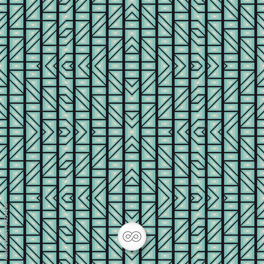 Seamless mosaic pattern. Geometric background. 
