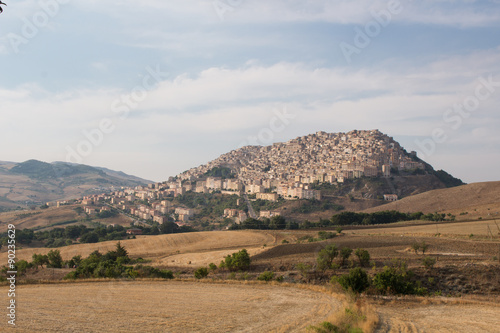 gangi landscpae, sicily