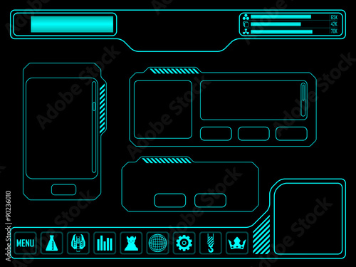 Vector elements for space video game