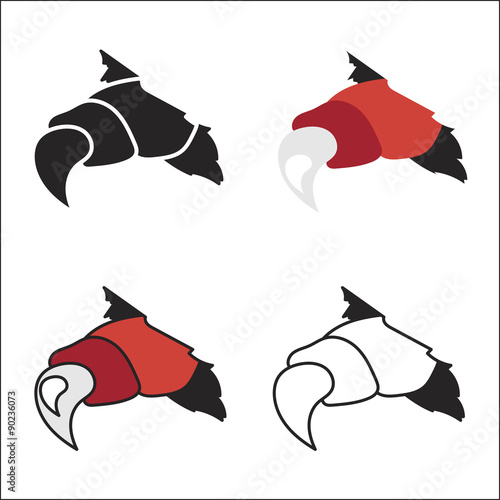 Monsters or dragon claws in crack