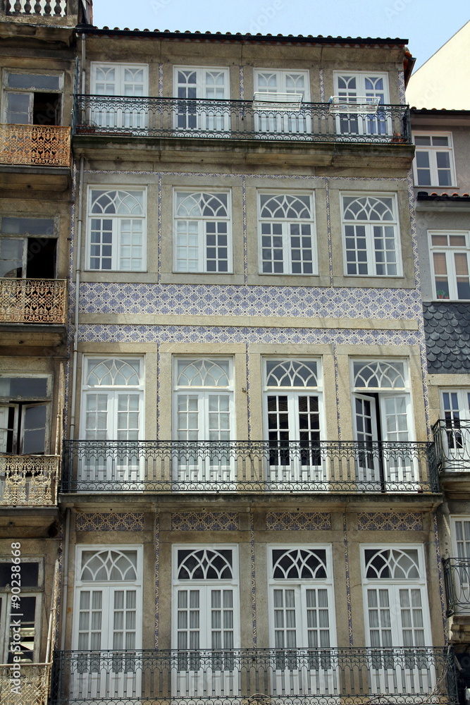 Fassade in Porto, Portugal