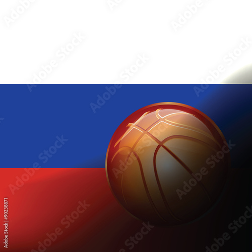 Russian basket ball, vector