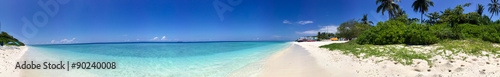 Beautiful panoramic view of Rasdhoo Island, Maldives
