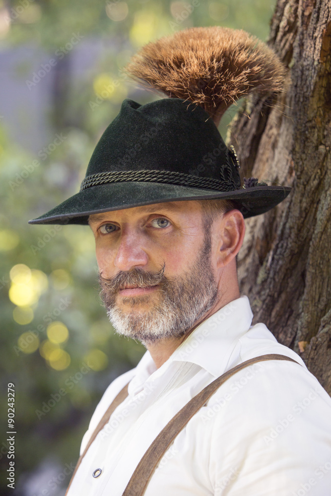 portrait of bavarian man portrait of bavarian man