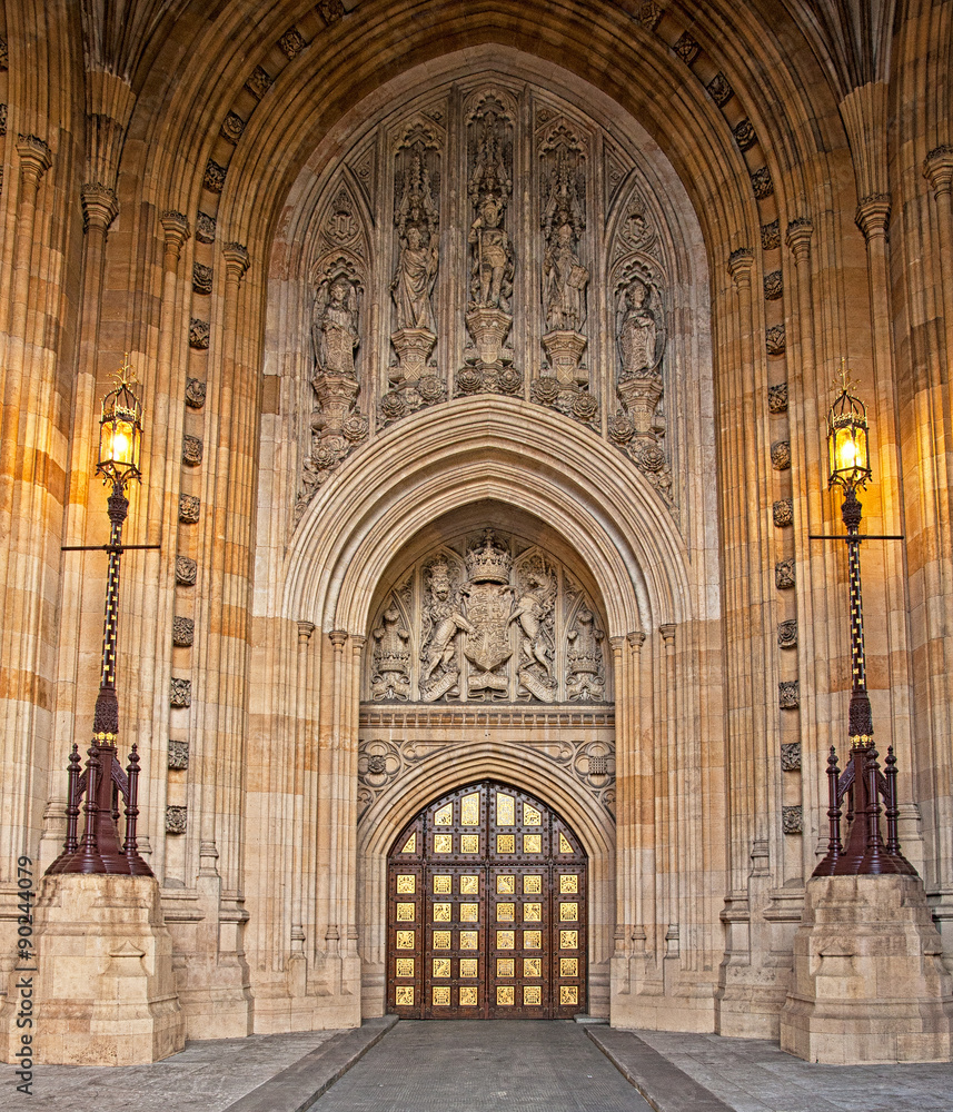 Gate of the Houses of Parliament, London