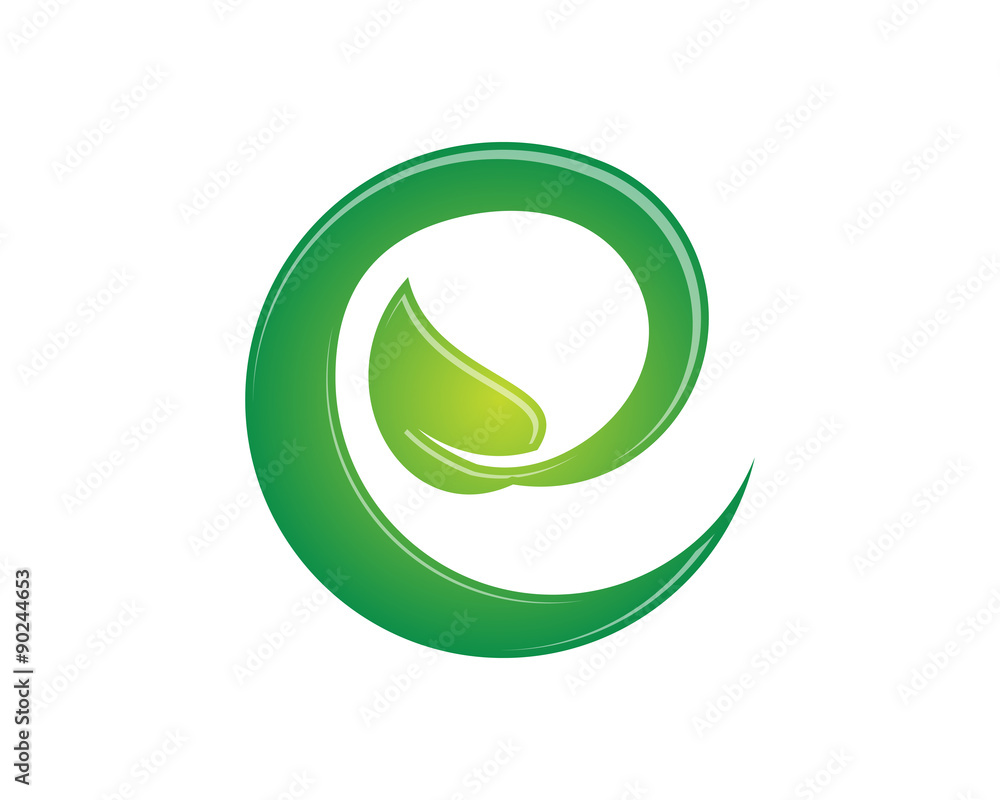 E leaf logo template 1 E leaf logo template 1