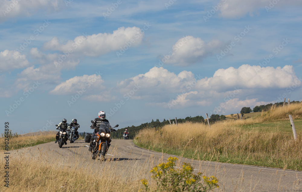 Obraz premium Motards