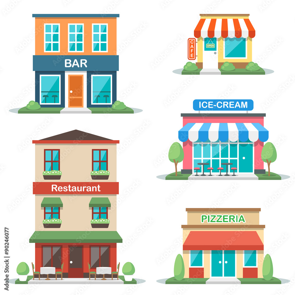Cafe fronts Cafe fronts