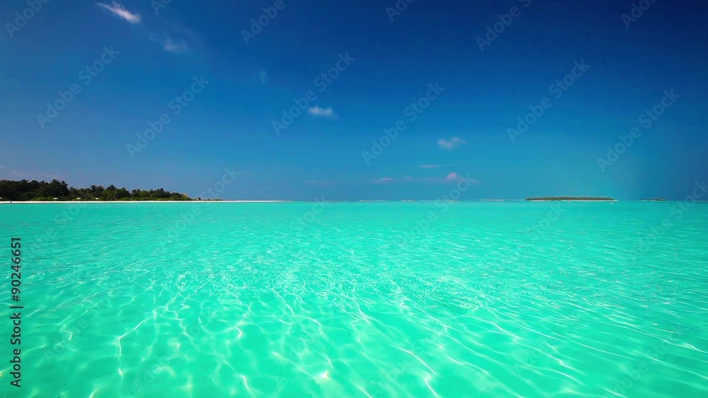 Romantic sandy beach with amazing clean lagoon in Maldives
Romantic sandy beach with amazing clean lagoon in Maldives