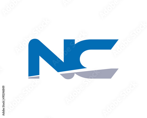 NC Letter Logo Modern