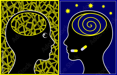 Foto Concept of Sleeping Pills