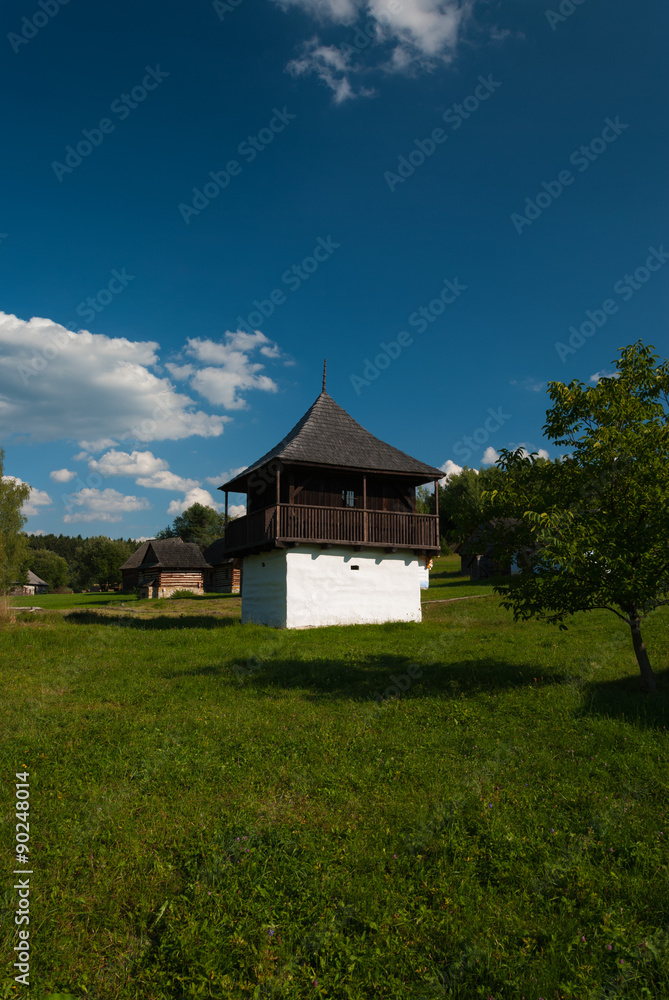 Garden house from Slovenske Pravno - Museum of the Slovak Village, Martin, Slovakia