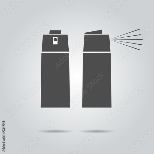 Deodorant spray vector icon