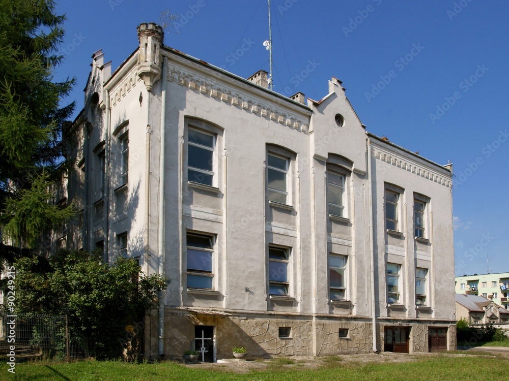old building of students' hostel in Jaslo