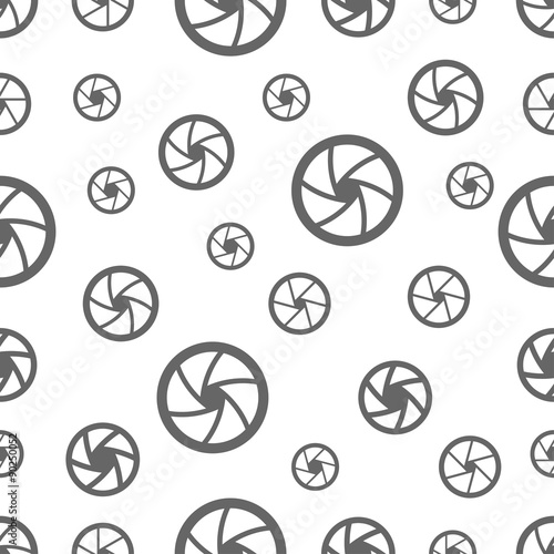 seamless pattern with camera shutter