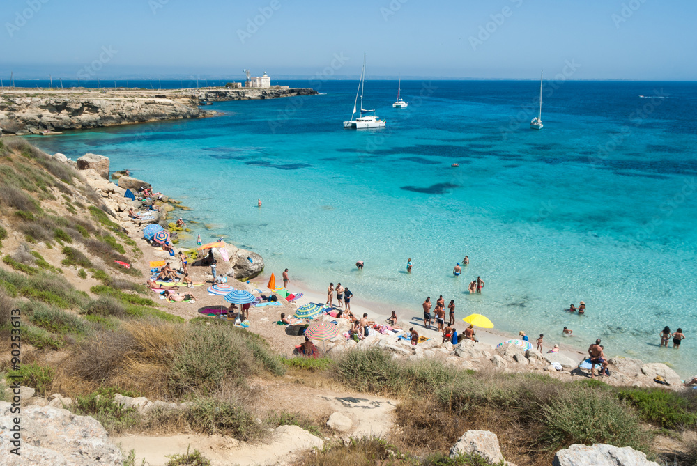 Obraz premium Favignana island.Sicily, Italy, Aegadian