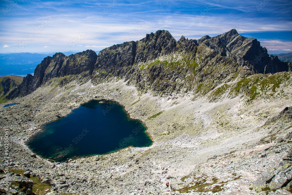 Obraz premium Tarn - Velke Wahlenbergovo pleso - in High Tatras, Slovakia