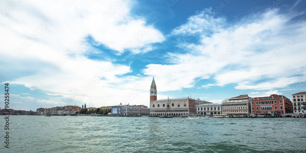 A water view of Venice