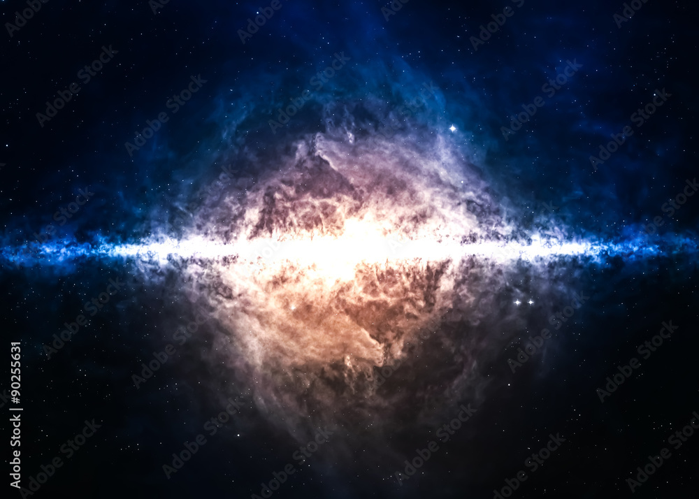 Obraz premium Star field in deep space many light years far from the Earth