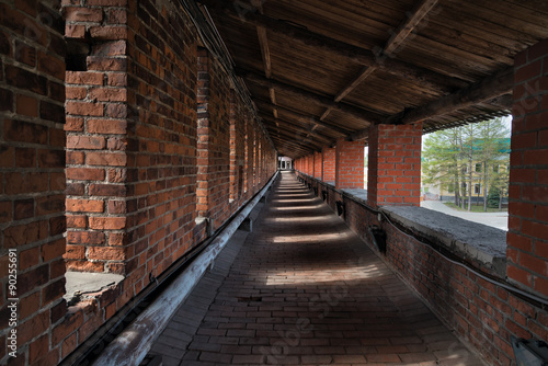 Inside of wall in Nizhny Novgorod Kremlin