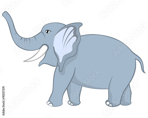 Funny Cartoon Elephant © Konovalov Pavel