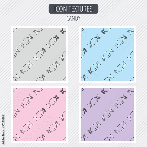 Candy icon. Sweet sugar lollipop sign.