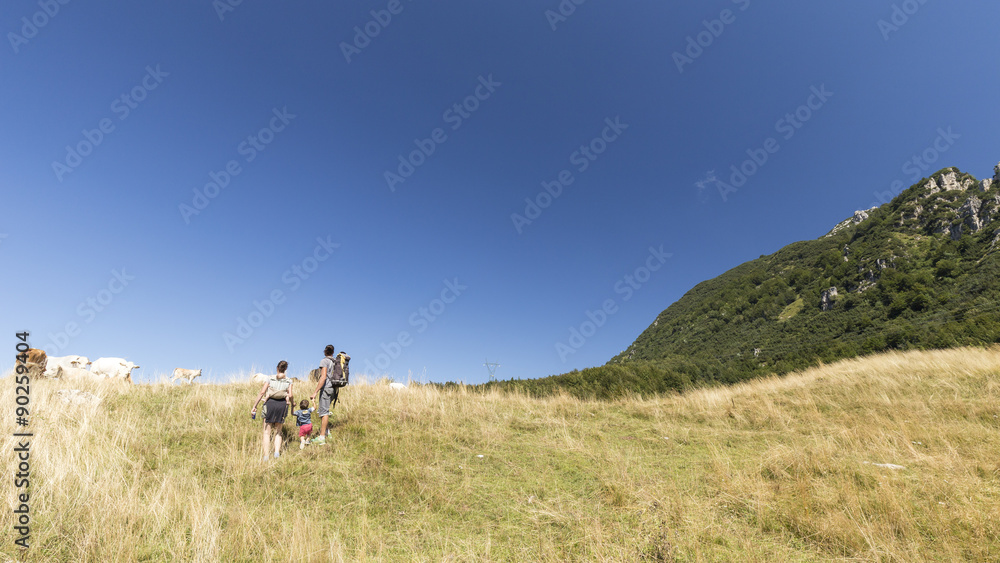 outdoor family together