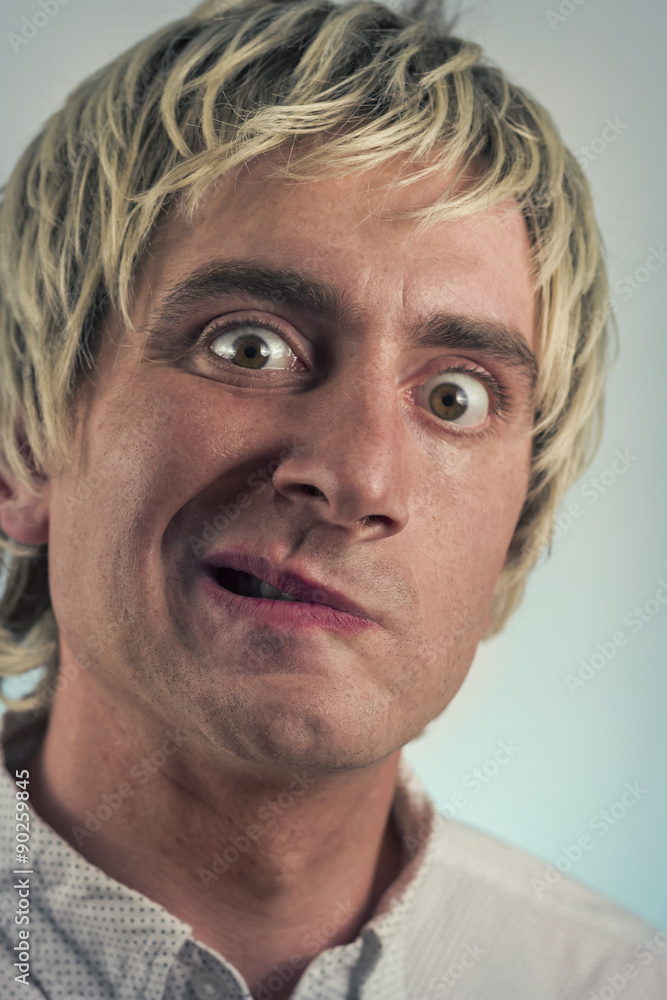 Fototapeta premium Angry Growling Man