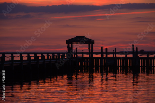 Serene Sunset Over the Bay