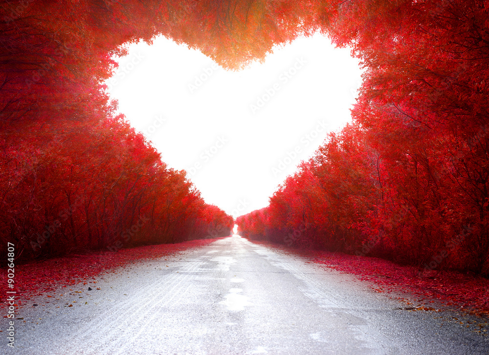 Obraz premium road to love