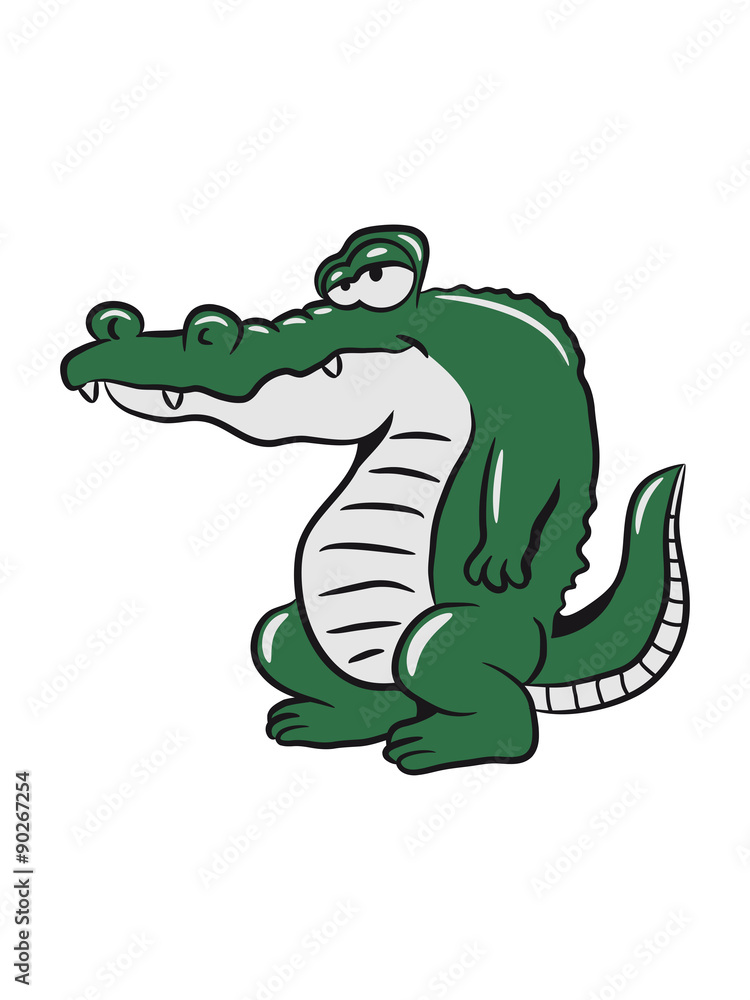 Fototapeta premium crocodile head
