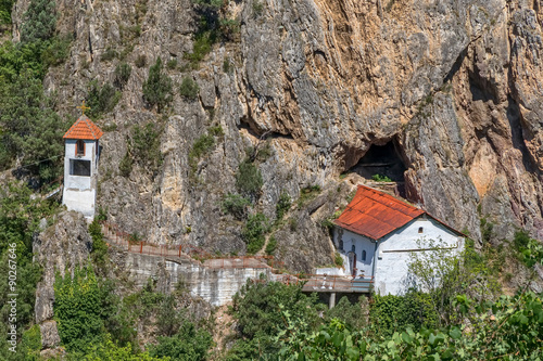 Old church in the rock near Skopje