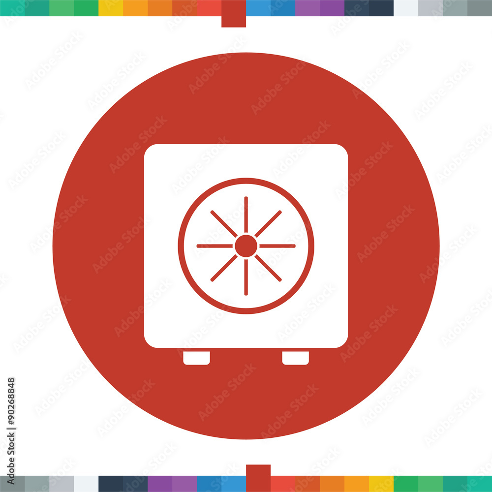 Safe icon. Safe icon.