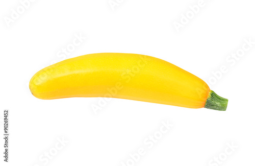 Vegetable marrow (zucchini), isolated on white background