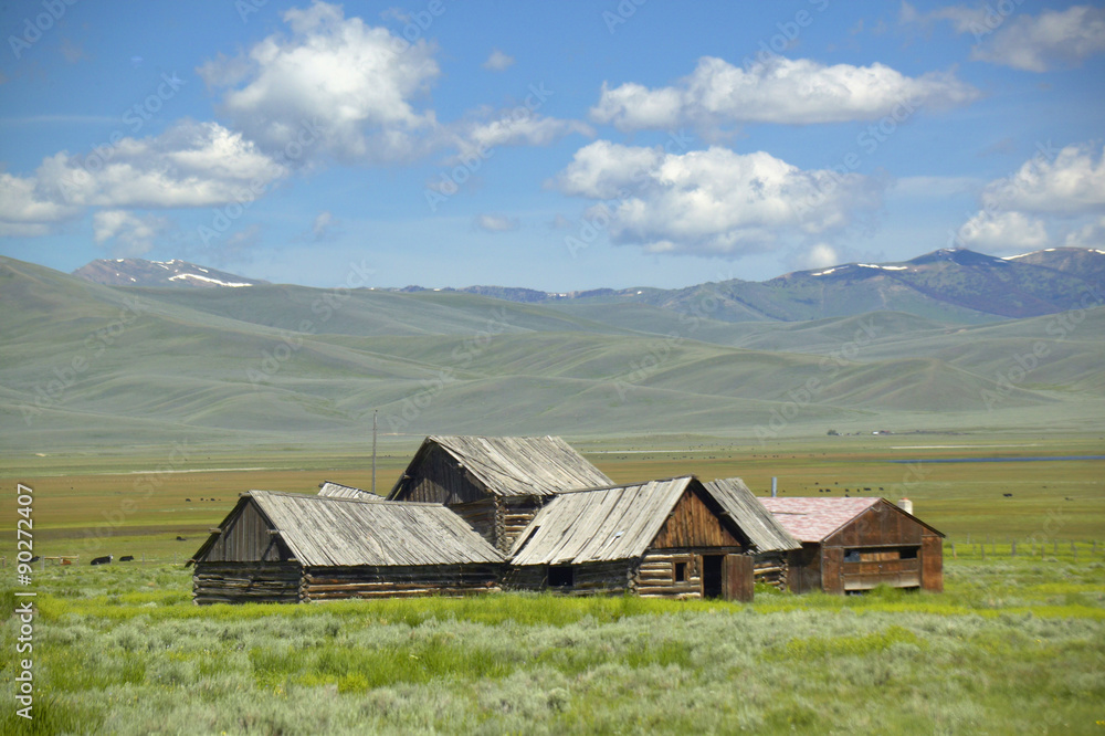 Deserted ranch in Centennial Valley, Lakeview, MT