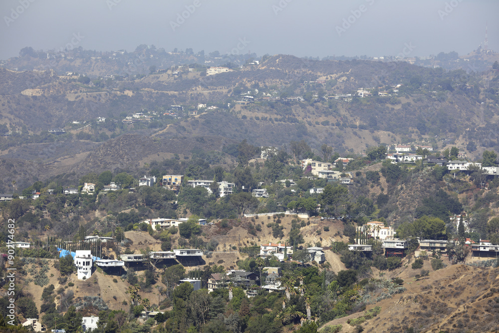 Houses on Hollywood Hills