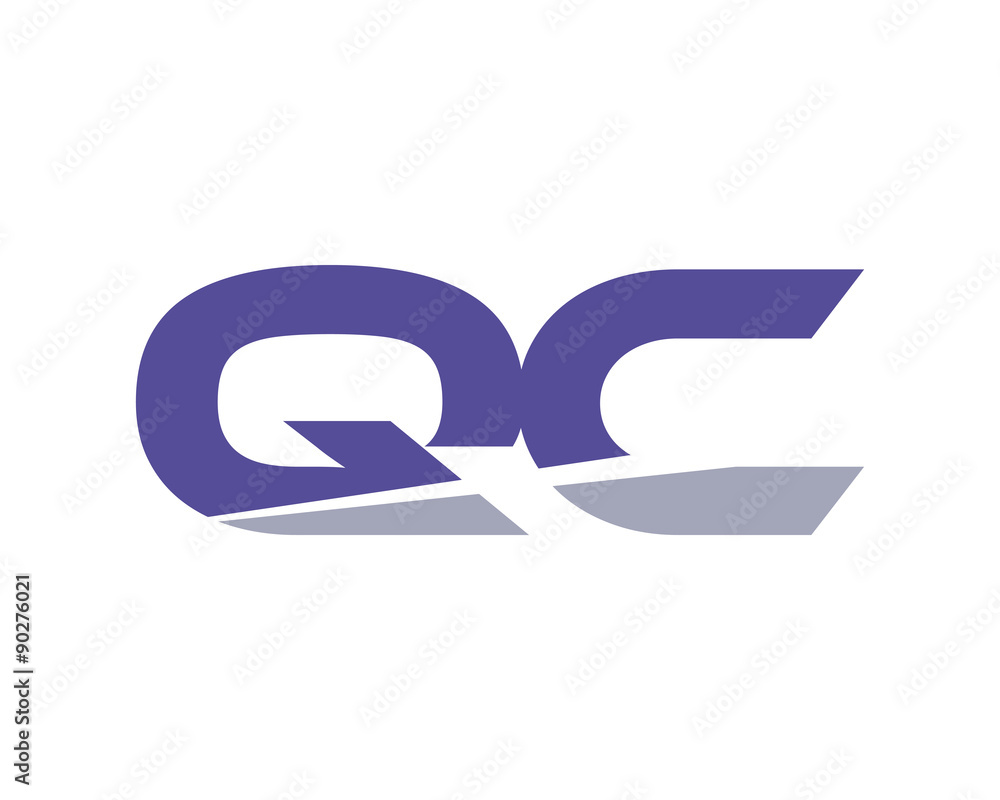 QC Letter Logo Modern
