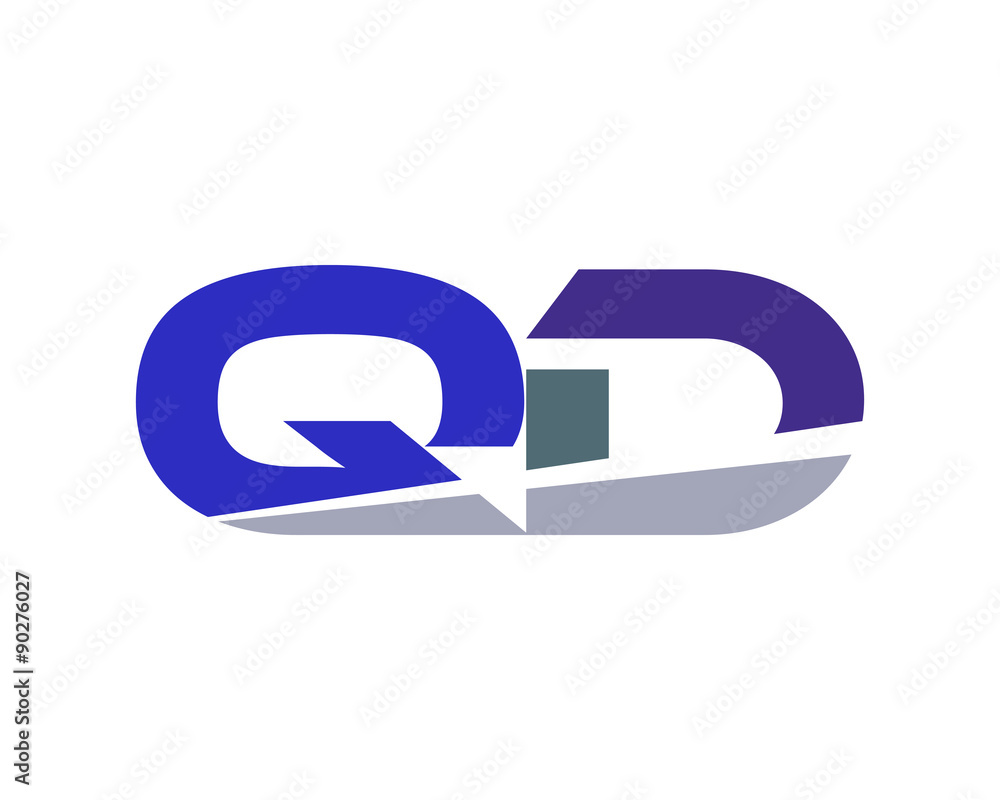 QD Letter Logo Modern QD Letter Logo Modern