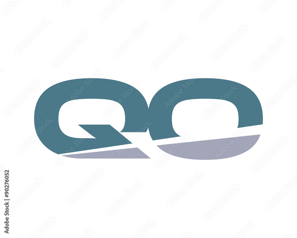 QO Letter Logo Modern QO Letter Logo Modern