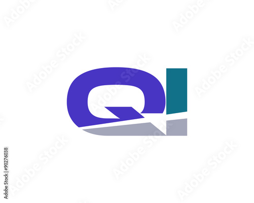 QI Letter Logo Modern