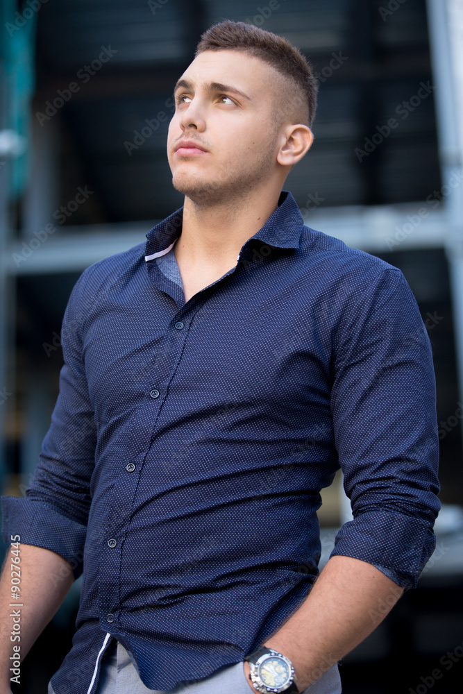 Male model portrait Male model portrait