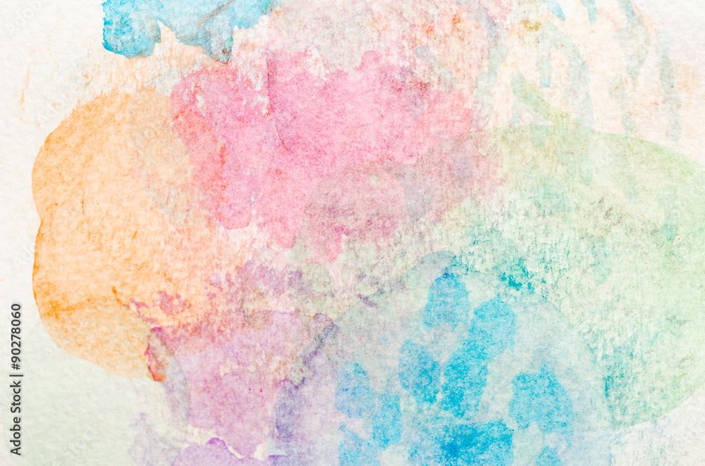 Colorful watercolor background