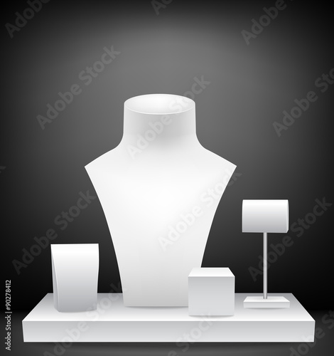 Mannequins for jewelries
