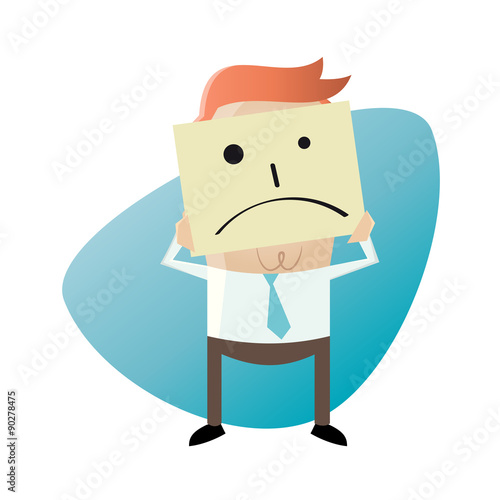 business mann depression traurig