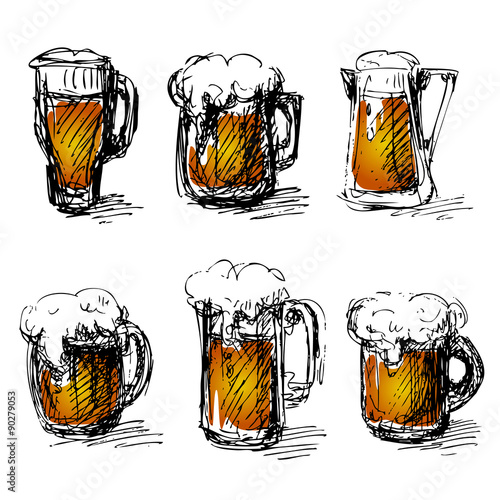 beer mugs set