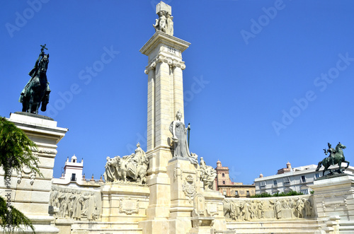 Monumento a las Cortes de Cádiz. Andalucía. España © full image